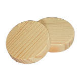Fichte Abdeckscheiben mit 70 mm Durchmesser