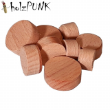 Buche Konusplättchen bzw. Querholzplättchen / Durchmesser von 10 bis 40 mm wählbar