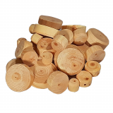 Naturastdübel aus Kiefer / Durchmesser von 10 bis 30 mm wählbar