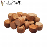 Nussbaum Konusplättchen bzw. Querholzplättchen / Durchmesser 15 mm