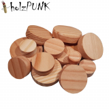 Douglasie Konusplättchen bzw. Querholzplättchen / Durchmesser von 15 bis 40 mm wählbar