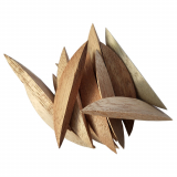 Harzgallenflicken Größe G2 aus Meranti Dark Red (dunkel)