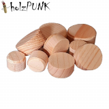 Konusplättchen bzw. Querholzplättchen aus Fichte / Durchmesser von 10 bis 40 mm wählbar