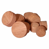 Konusplättchen bzw. Querholzplättchen aus Eiche / Durchmesser von 10 bis 40 mm wählbar